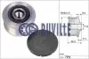 Водяной насос Ford Focus 98-, Fiesta 96-, Fusion 02-, Mazda 121 RUVILLE 56848 (фото 1)