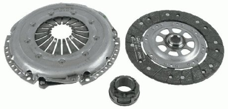 Комплект сцепления 228mm Audi A4/Skoda Super B/VW Passat 3B3/3B6 1,9TDI 74kW 00- SACHS 3000 844 701