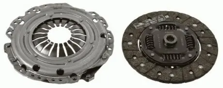 Комплект зчеплення Astra (G/H)/Corsa/Vectra (C/B) 1.5-1.8 TD 87- (без вижимного підшипника) SACHS 3000 951 071 (фото 1)