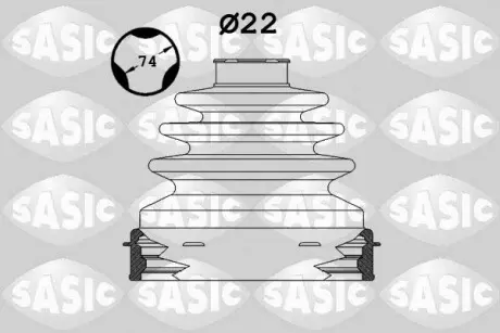 Пыльник ШРУСа внутренний 22x74x89 Renault Grand Scenic II, Renault Masner II 3.0 dCi 03- SASIC 1904005