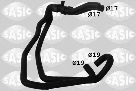 Патрубки теплообмінника Nissan Interstar Opel Movano A Renault Master Ii 2.2D/2.5D 09.00- SASIC 3404089