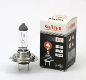 Лампа 12V H7 55W PX26d SHAFER SL1007
