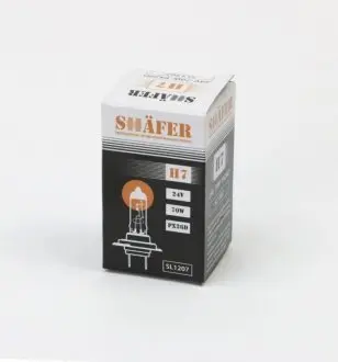Лампа 24V H7 70W PX26d SHAFER SL1207