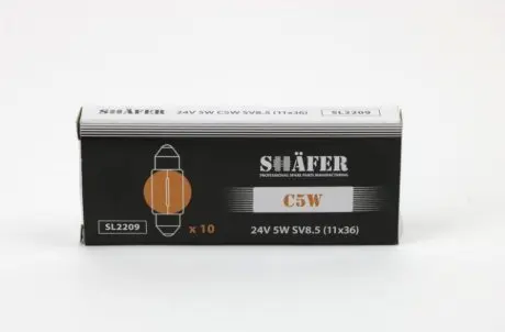 Автолампа C5W SV8,5 5 W SHAFER SL2209