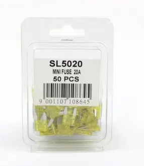 Запобіжник плоский Mini 20A SHAFER SL5020