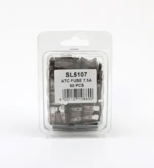 Запобіжник плоский прозорий 7.5A SHAFER SL5107
