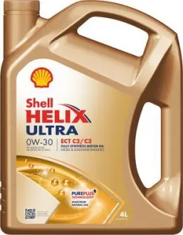 Масло моторное 4L Helix Ultra ECT C2/C3 0W30 (ACEA C2/C3 VW 504.00/507.00 MB 229.52/229.51/229.31) SHELL 550046306