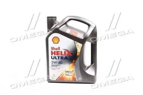 Олива моторна 5L Shell Helix Ultra 5W40 (ACEA A3/B3, A3/B4 SHELL 550052838