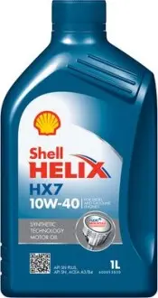 Масло моторное 1L Helix HX7 10W40 SHELL 550053736