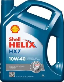 Масло двигателя 4L Helix HX7 10W40 (ACEA A3/B3 A3/B4 MB 229.3 VW 501.01/505.00 RN 0700/0710) SHELL 550053737