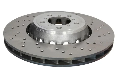 Диск гальмівний (передній) BMW M3 (F30/F80) 14-18 (380x30) (R) (з покриттям) (з отворами) (вент) SHW Performance BFR44810