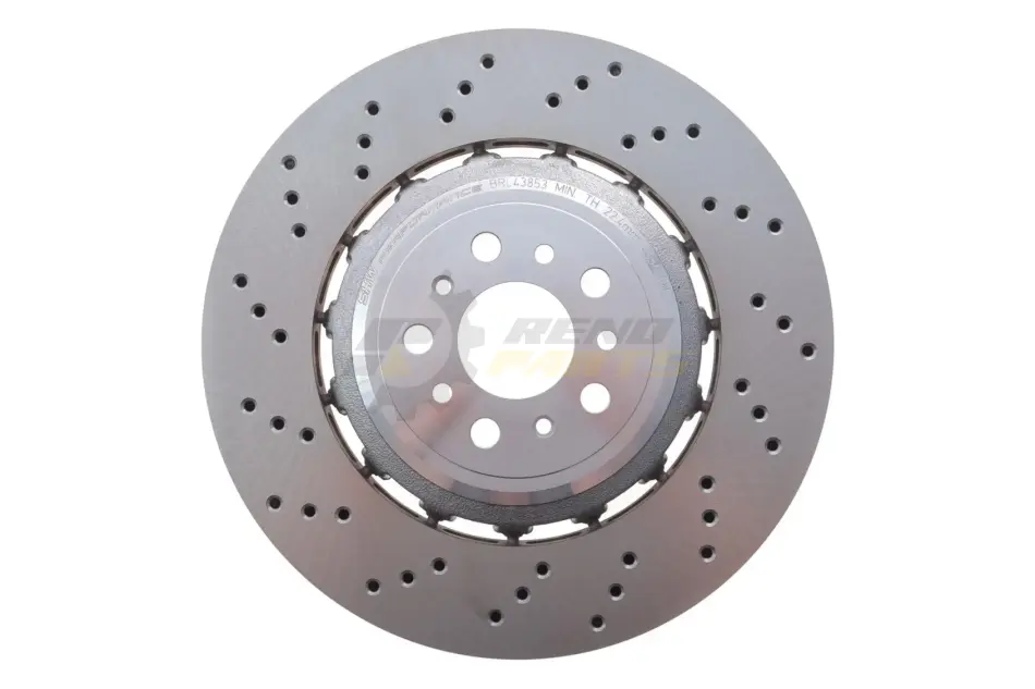 Диск гальмівний (задній) BMW M3 (G20/G80) 20-/M4 (G22/G82) 20- (370x24) (L) (з покрит.) (вентил.) SHW Performance BRL43853 (фото 1)
