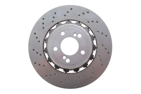Диск гальмівний (задній) BMW M3 (F30/F80)/M4 (F82/F83) 14-20 (370x24) (L) (з покрит.) (вентил.) (з отворами) SHW Performance BRL44811