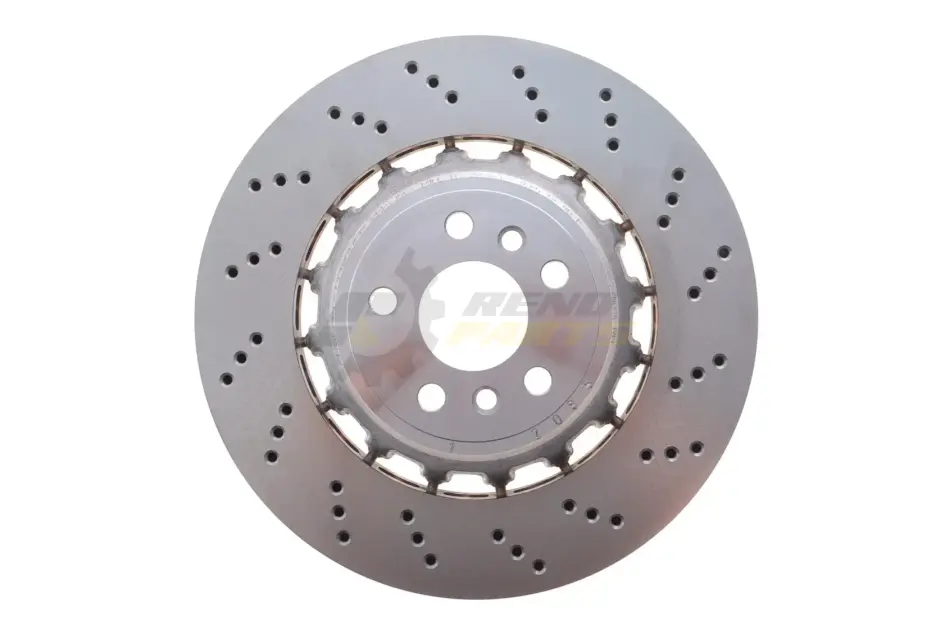 Диск тормозной (задний) BMW X3 (FG01/F97) 19-/X4 (G02/F98) 3.0 M (S58) 19-(370x24) (R) (с покрыт.) (вентил.) (с отверстиями) SHW Performance BRR43504 (фото 1)