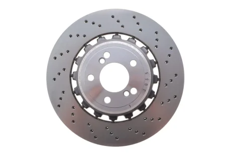 Диск гальмівний (задній) BMW X5 (F15) 4.4 M (S63) 14- (385x24) (R) (з покрит.) (вентил.) (з отворами) SHW Performance BRR48504