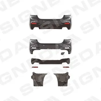 Задній бампер Signeda PBM04196ASET