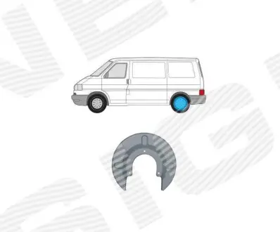 Защита тормозного диска Signeda PVW41700GL/R