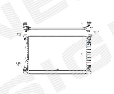 Радіатор Signeda RA60233AQ