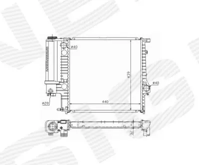 Радіатор Signeda RA60623Q