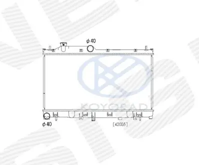 Радиатор Signeda RA606532Q