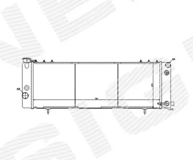 Радиатор Signeda RA61001A