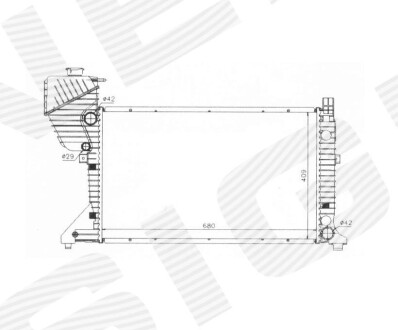 Радіатор Signeda RA62519A