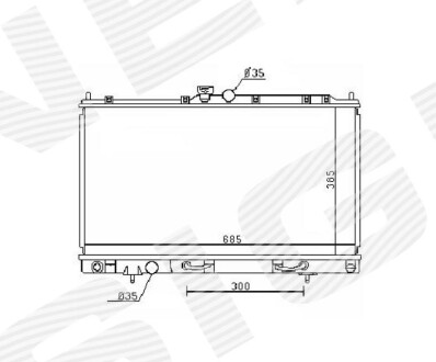 Радіатор Signeda RA62894Q