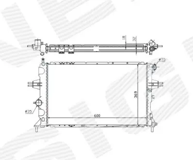 Радиатор Signeda RA63006Q