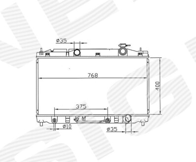 Радиатор Signeda RA64637