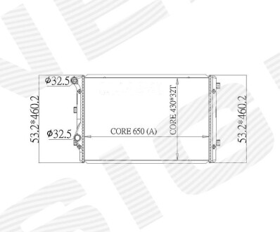 Радіатор Signeda RA65279Q