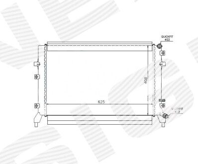 Радиатор Signeda RA65294Q