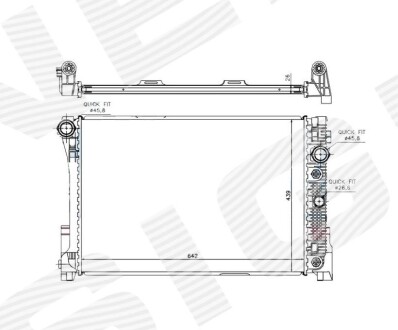 Радіатор Signeda RA67168Q