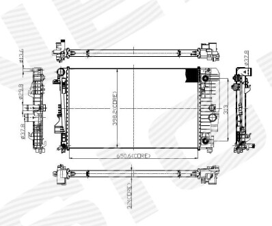 Радіатор Signeda RA67174