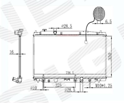 Радиатор Signeda RA68150AT (фото 1)