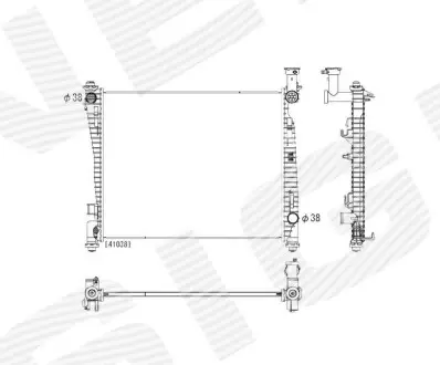 РАДИАТОР Signeda RACR37022Q