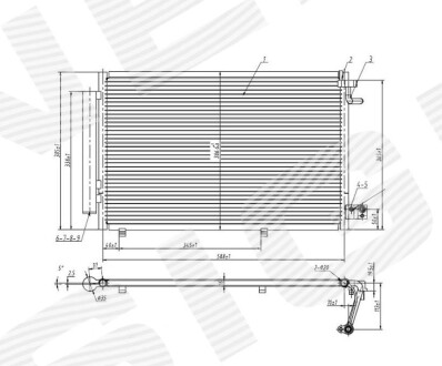 Радиатор кондиционера Signeda RC940108