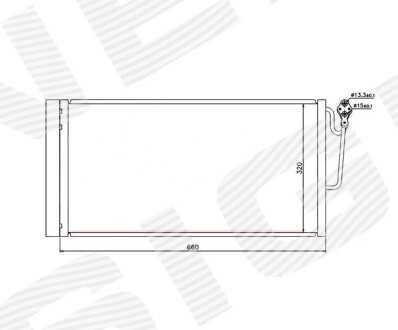 Радиатор кондиционера Signeda RC940118