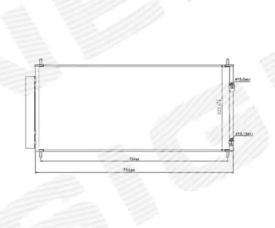 Радиатор кондиционера Signeda RC940240