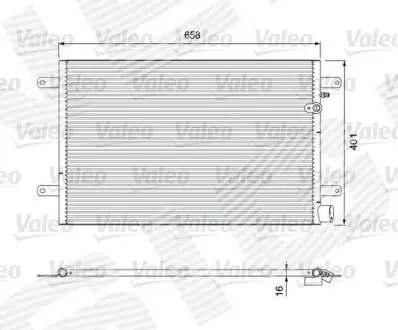 Радіатор кондиціонера Signeda RC94695V
