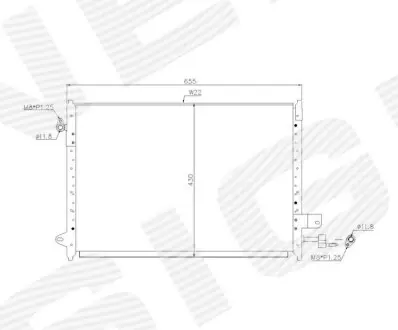 Радіатор кондиціонера Signeda RCFD39074A