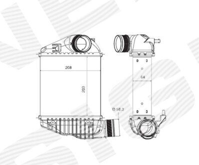 Інтеркулер Signeda RI96544Q