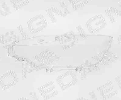 Стекло передней фары Signeda SBM1144L