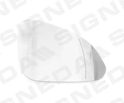 СТЕКЛО ЗЕРКАЛА ЗАДНЕГО ВИДА, OPEL INSIGNIA (G09), 09.08 - 12.13 Signeda SOPM1019GR