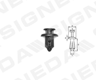 Пластмасові кріплення Signeda T115110