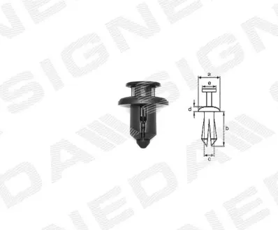 Пластмасове кріплення Signeda T115110