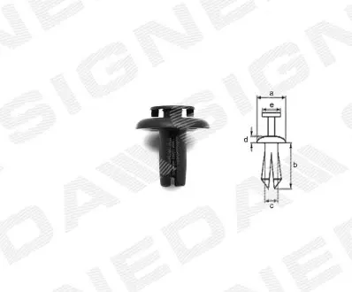 Пластмасове кріплення Signeda T115310