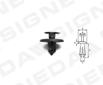 Пластмасове кріплення Signeda T115610