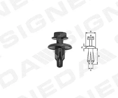 Пластмасове кріплення Signeda T119410