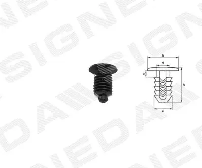 Пластмасове кріплення Signeda T123210