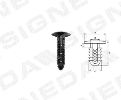 Пластмасове кріплення Signeda T126910